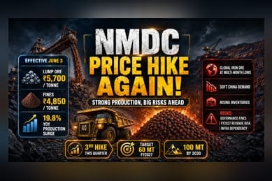 NMDC Price Hikes: Margin Gains vs. Steel Sector Headwinds