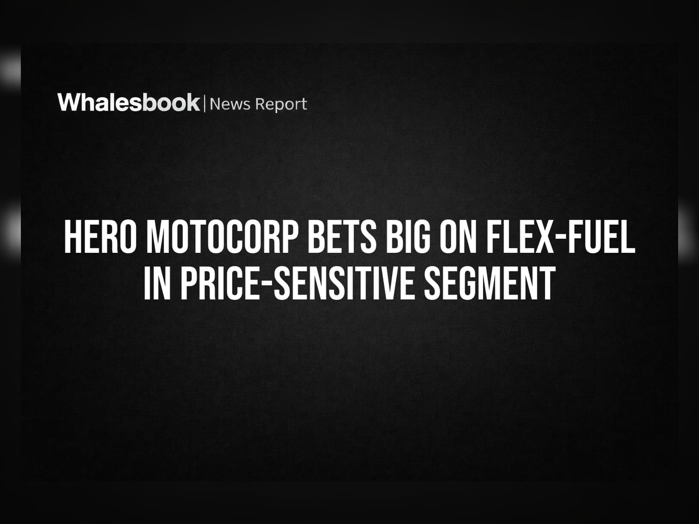 Hero MotoCorp Bets Big on Flex-Fuel in Price-Sensitive Segment