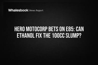 Hero MotoCorp Bets on E85: Can Ethanol Fix the 100cc Slump?