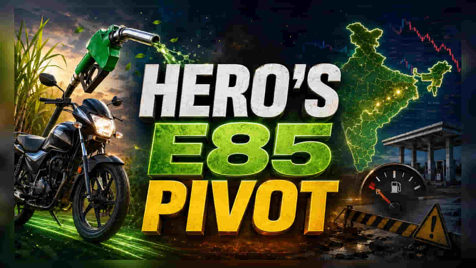 Hero MotoCorp E85: ઇથેનોલ પર દાવ, પણ માર્કેટ રીયાલીટી કઠણ