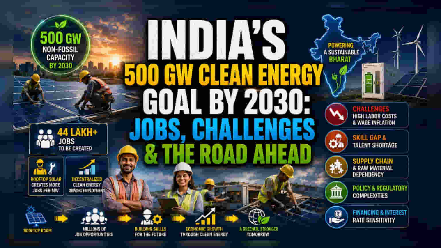 India's 500 GW Energy Shift: નોકરી સર્જનના છુપાયેલા ખર્ચ!