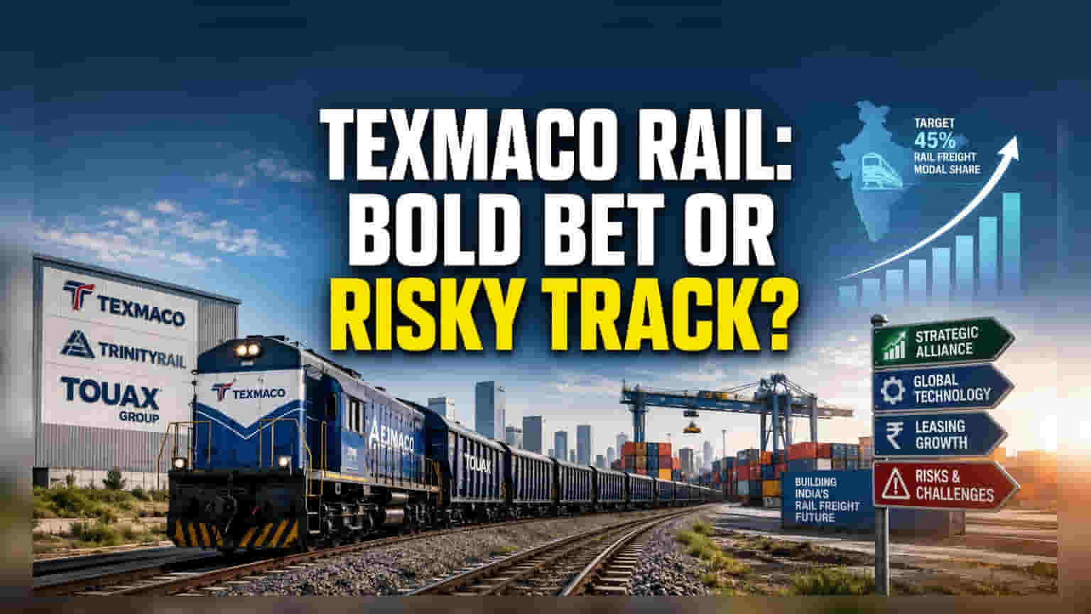 Texmaco Rail JV Adds TrinityRail in Push for Freight Dominance