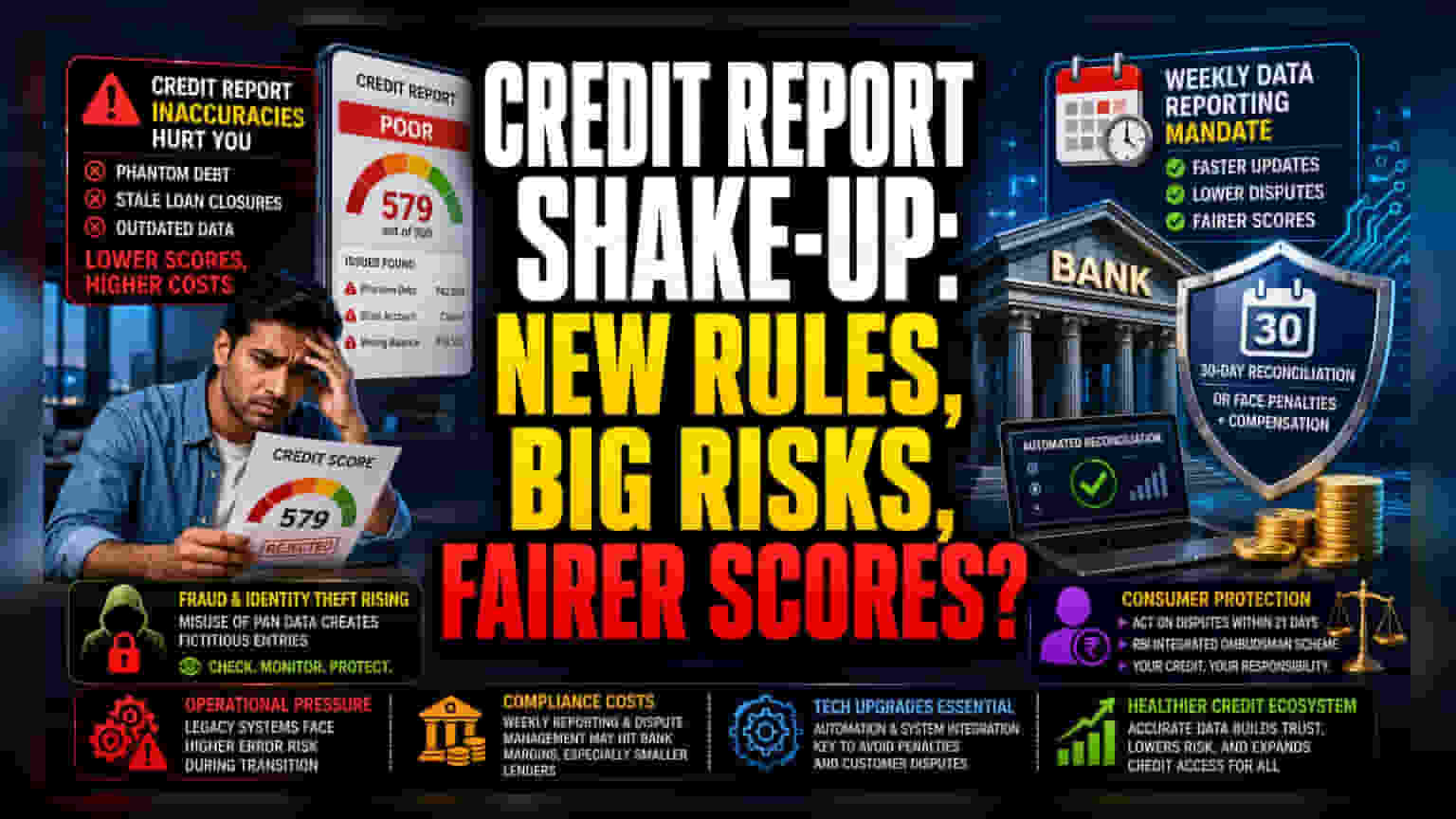 RBI Tightens Credit Reporting Rules to Combat CIBIL Errors