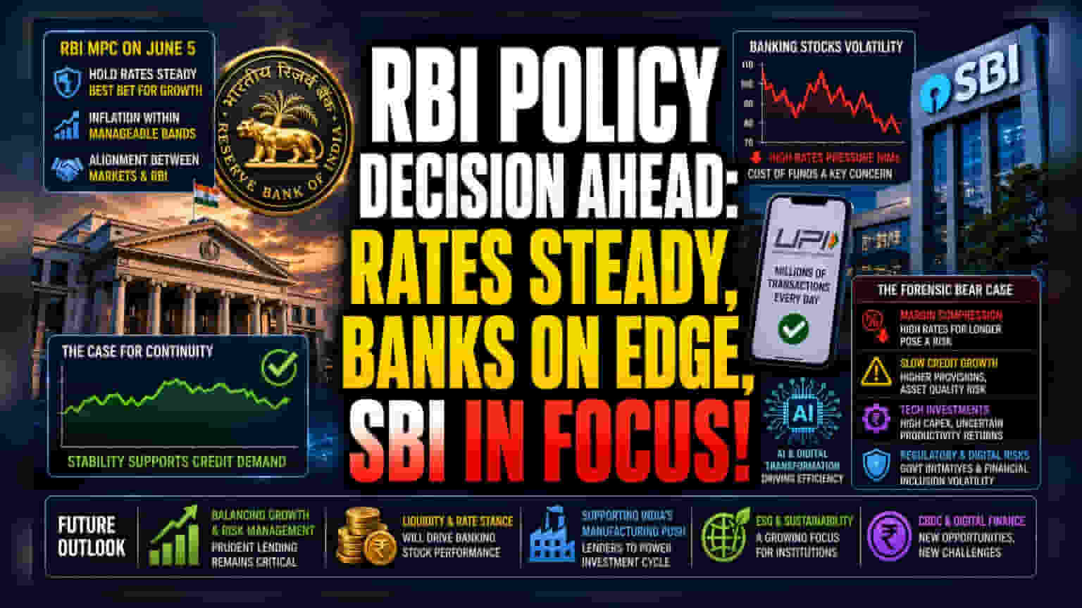 SBI ચેરમેનનો સંકેત: RBI રેટ નિર્ણય પહેલા નીતિમાં સાવચેતી જરૂરી