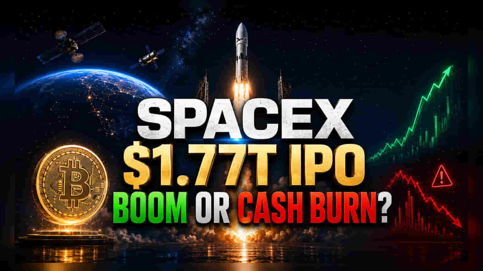 SpaceX IPO: ਨਾਸਡੈਕ 'ਤੇ $1.77 ਟ੍ਰਿਲੀਅਨ ਦੀ ਦਿੱਖ, ਬਿਟਕੋਇਨ ਅਤੇ AI ਨਿਵੇਸ਼ ਬਣੇ ਚਰਚਾ ਦਾ ਵਿਸ਼ਾ
