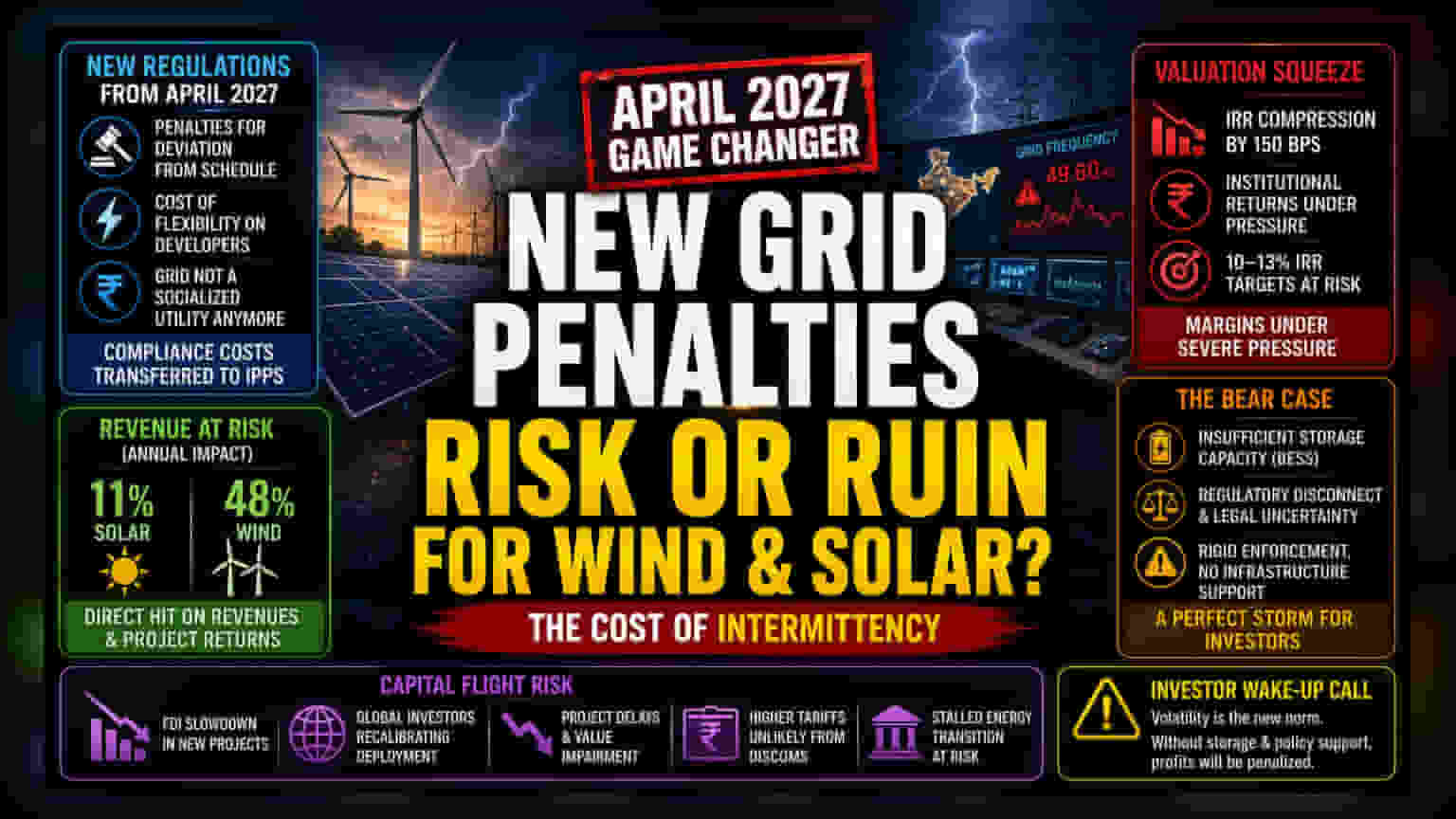 India Energy Shift: Why Grid Rules Could Derail ROI Targets