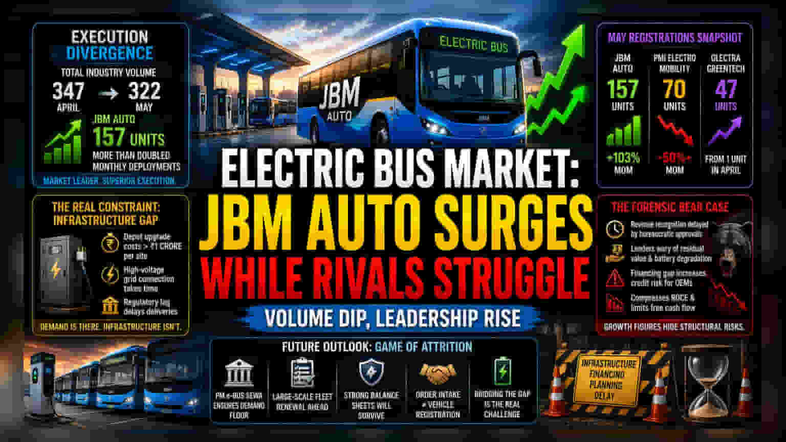 JBM Auto: EV பஸ் சந்தையில் தனி ராஜாங்கம், ஆனால் மறைந்திருக்கும் சிக்கல்கள் என்ன?