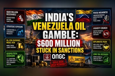 ONGC's $600M Venezuela Gambit Tests Geopolitical Balancing