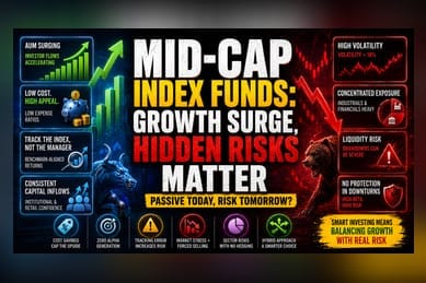 Mid-Cap Index Funds Face Alpha Decay Despite 17% SIP Yields