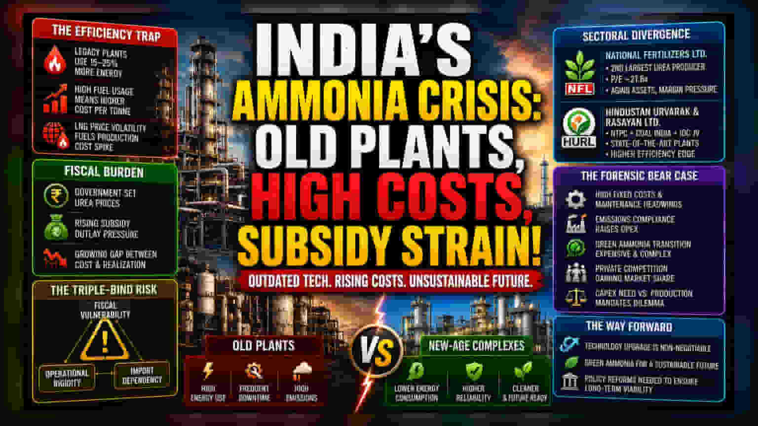 India Ammonia Fleet: पुरानी तकनीक, बढ़ता Subsidy बिल और Efficiency का संकट