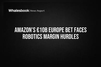 Amazon’s €10B Europe Bet Faces Robotics Margin Hurdles