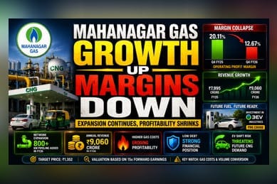 Mahanagar Gas Faces Margin Squeeze as Profits Plummet