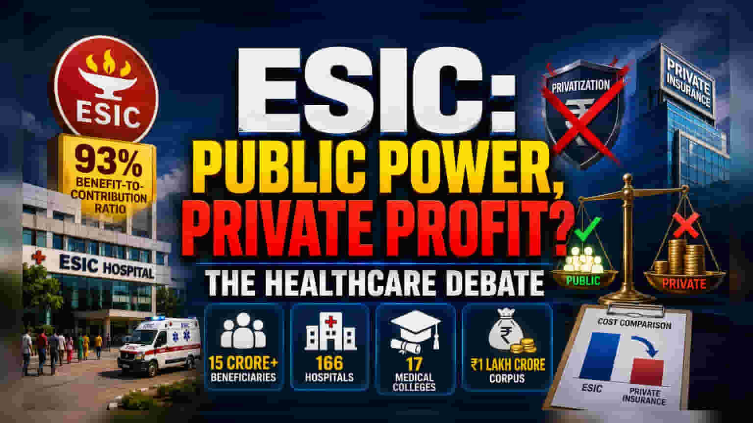 ESIC Privatization Debate: Can Internal Reform Beat The Market?