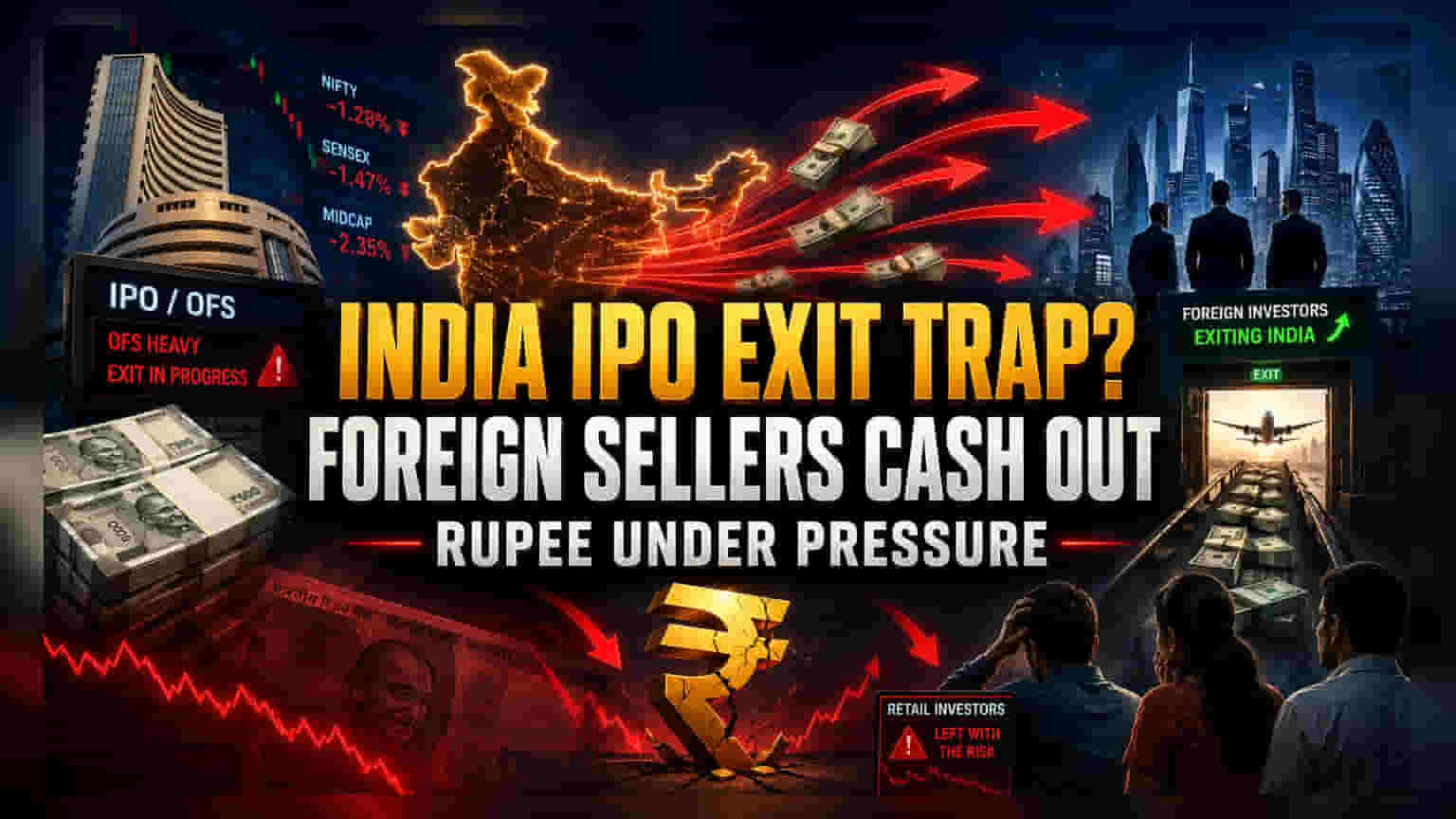 India IPO Boom Masks Massive Foreign Capital Flight