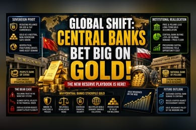 Central Banks Pivot to Gold as Geopolitical Risks Mount