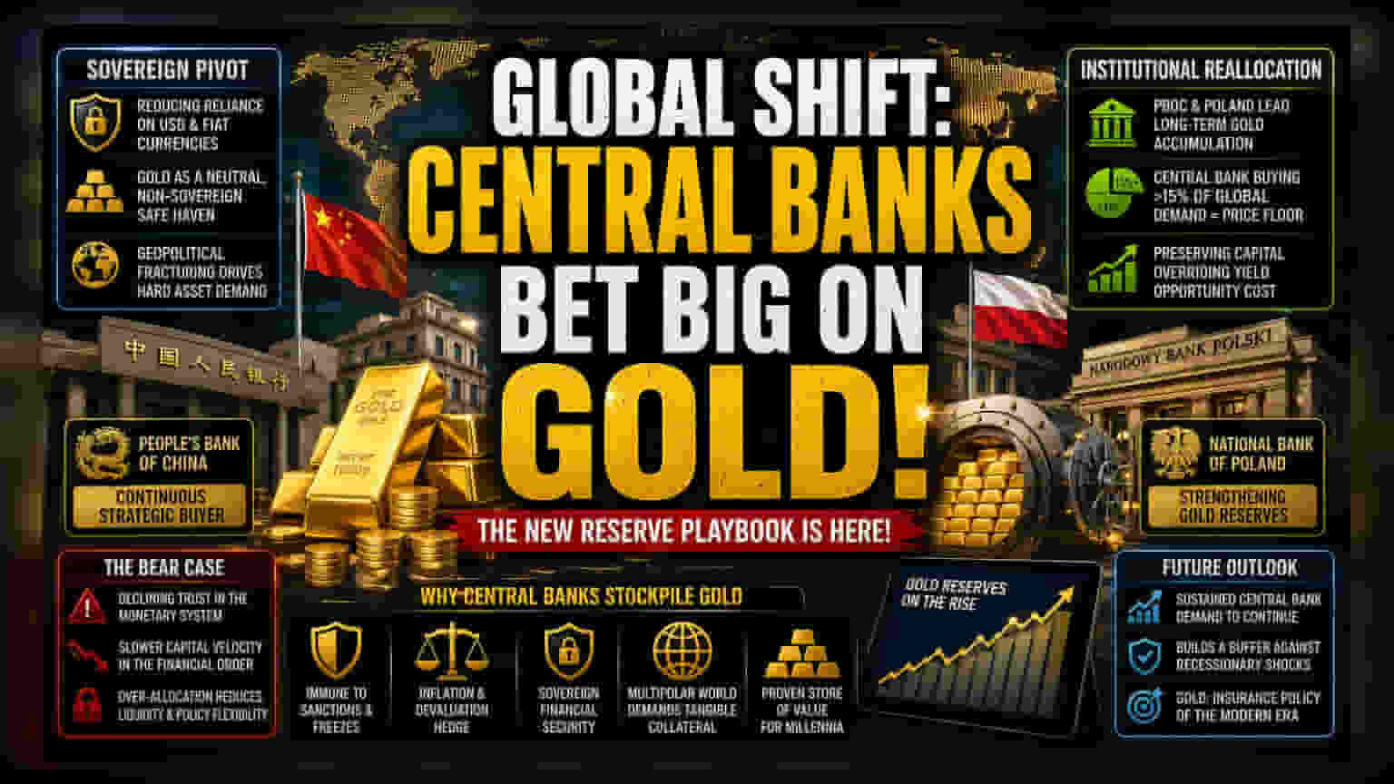 Central Banks Pivot to Gold as Geopolitical Risks Mount