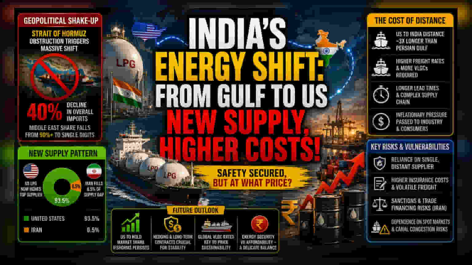 India's LPG Pivot: US Becomes Primary Supplier Amid Crisis