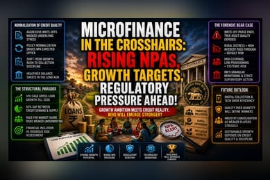 Microfinance Faces NPA Headwinds as Write-Off Buffer Fades