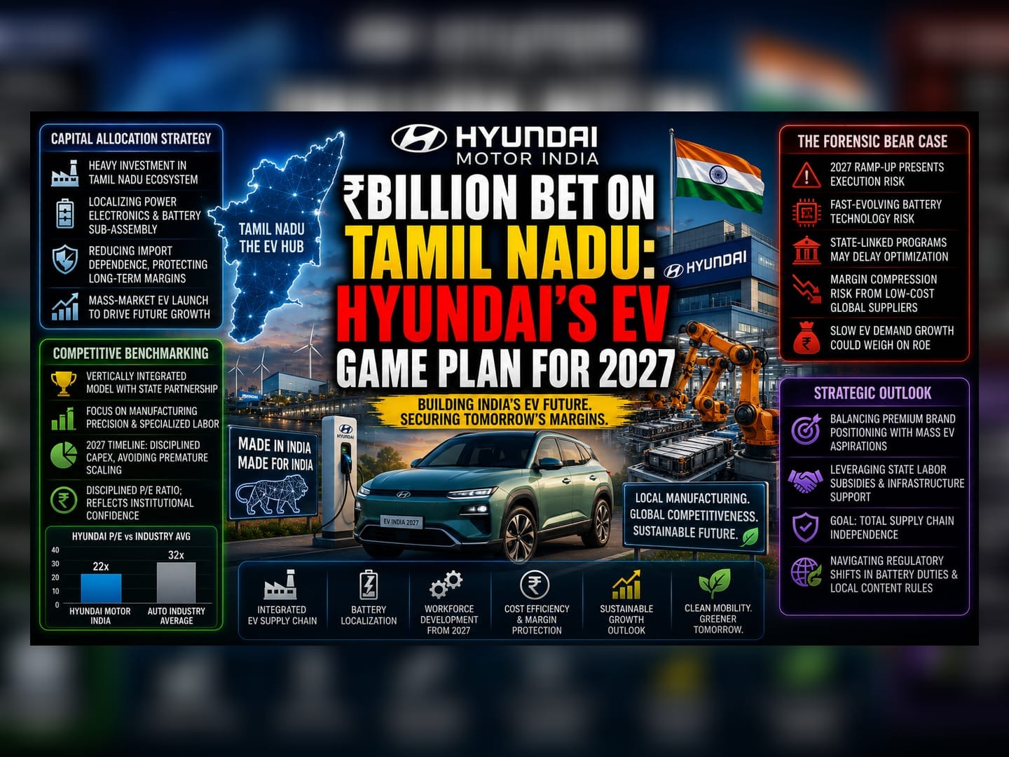 Hyundai’s Tamil Nadu EV Pivot Faces Long-Term Execution Risks