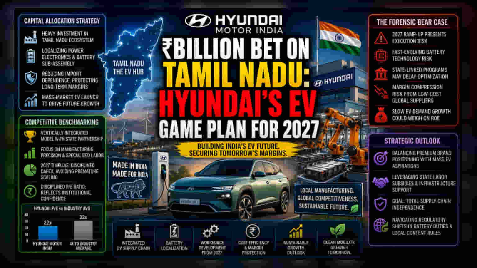 Hyundai’s Tamil Nadu EV Pivot Faces Long-Term Execution Risks