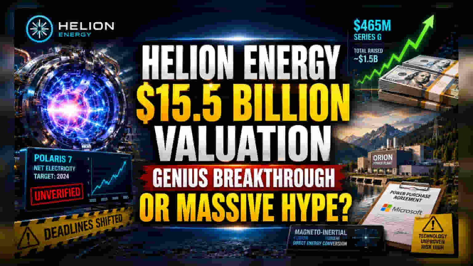 Helion Energy का वैल्यूएशन $15.5 अरब के पार, पर टेक्नोलॉजी पर शक बरकरार