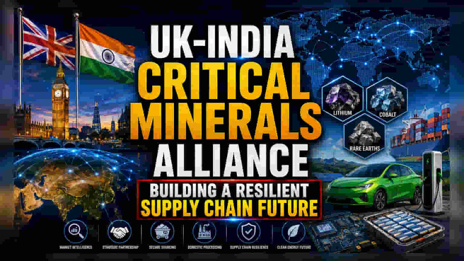UK-India Critical Minerals Pact: पुरवठा साखळीत स्वायत्ततेसाठी मोठी खेळी!