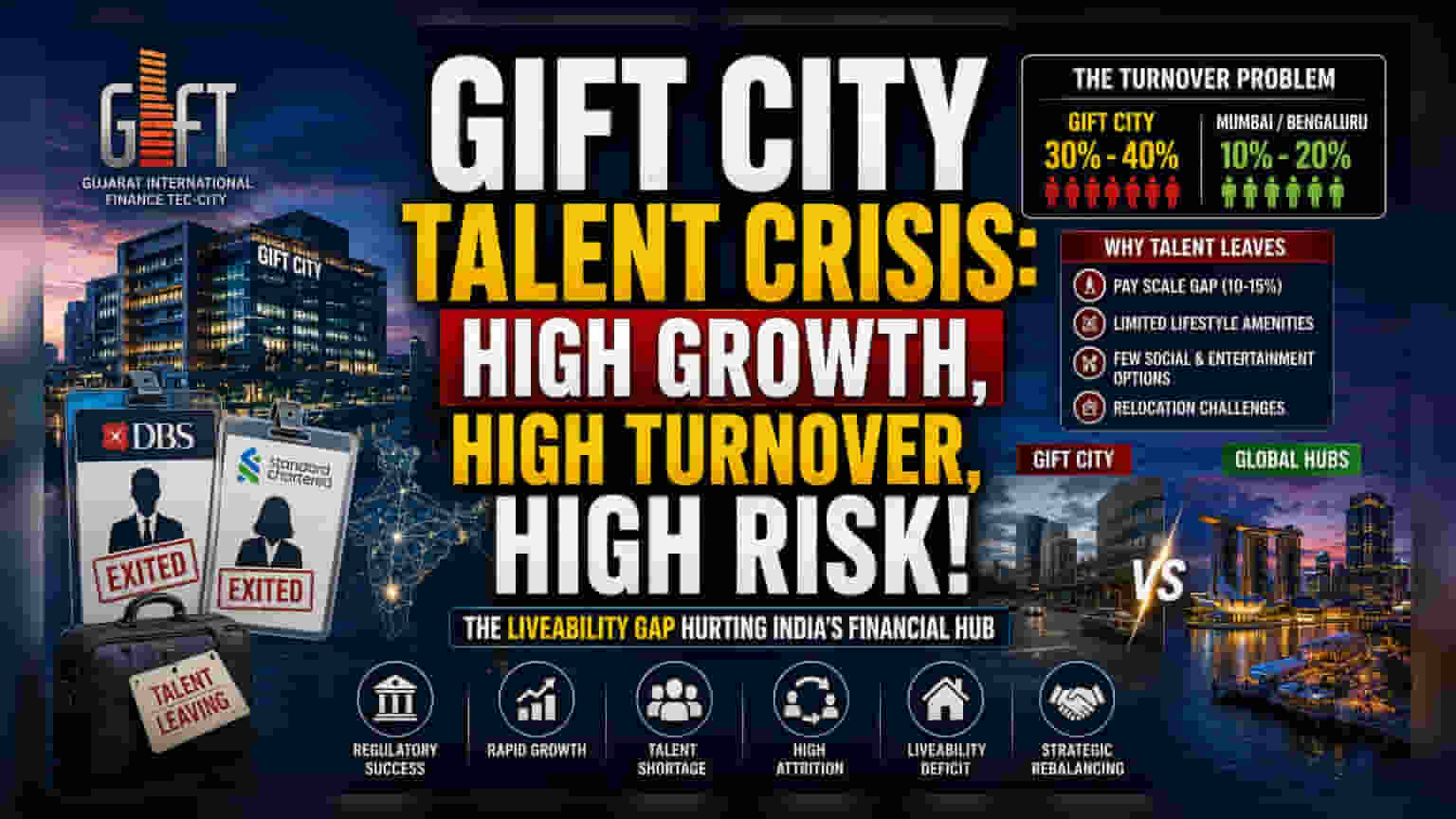 GIFT City Talent Drain: The Hidden Cost of Global Ambitions