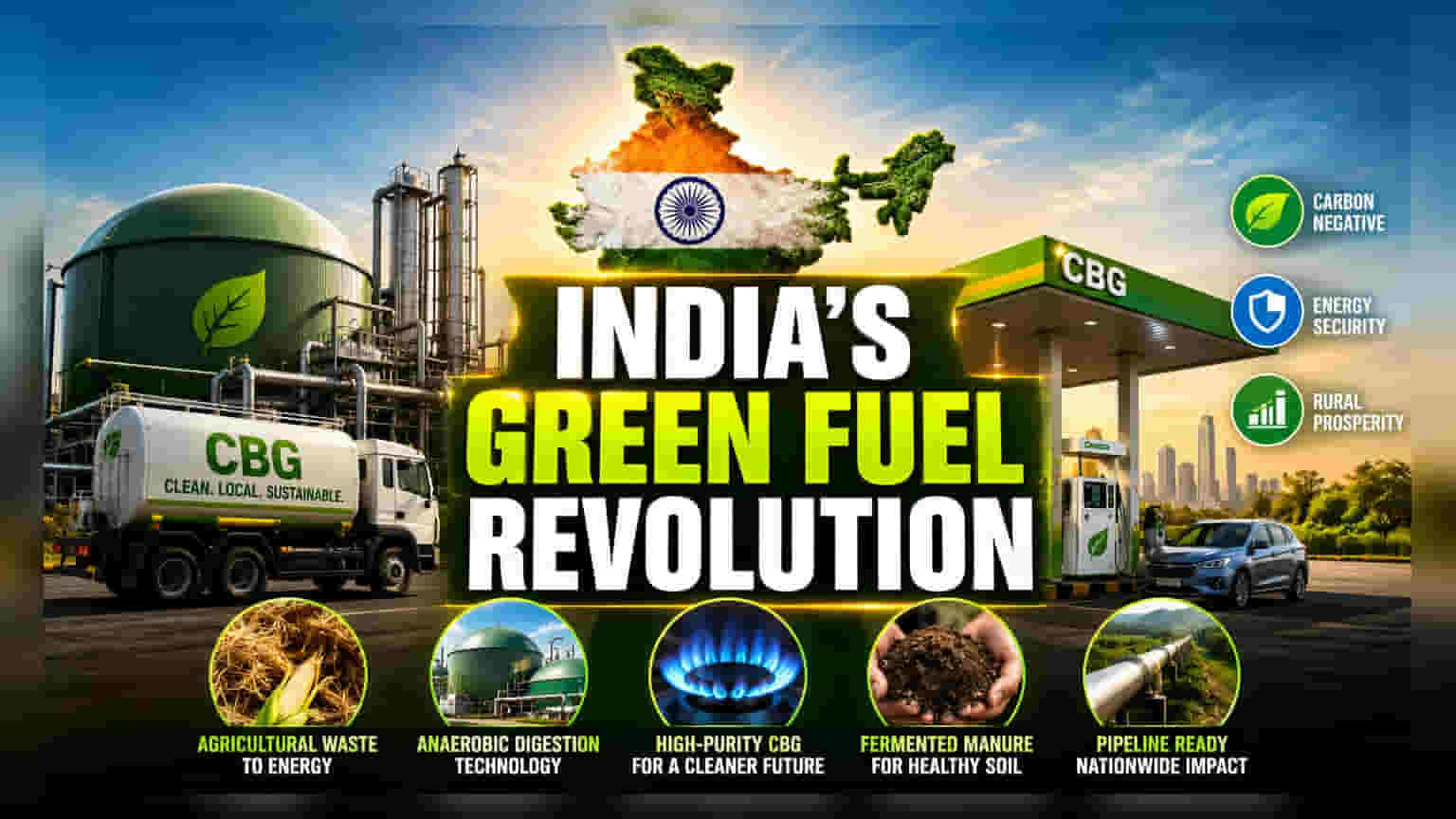 India’s Biogas Pivot: Scaling CBG to Counter Import Reliance