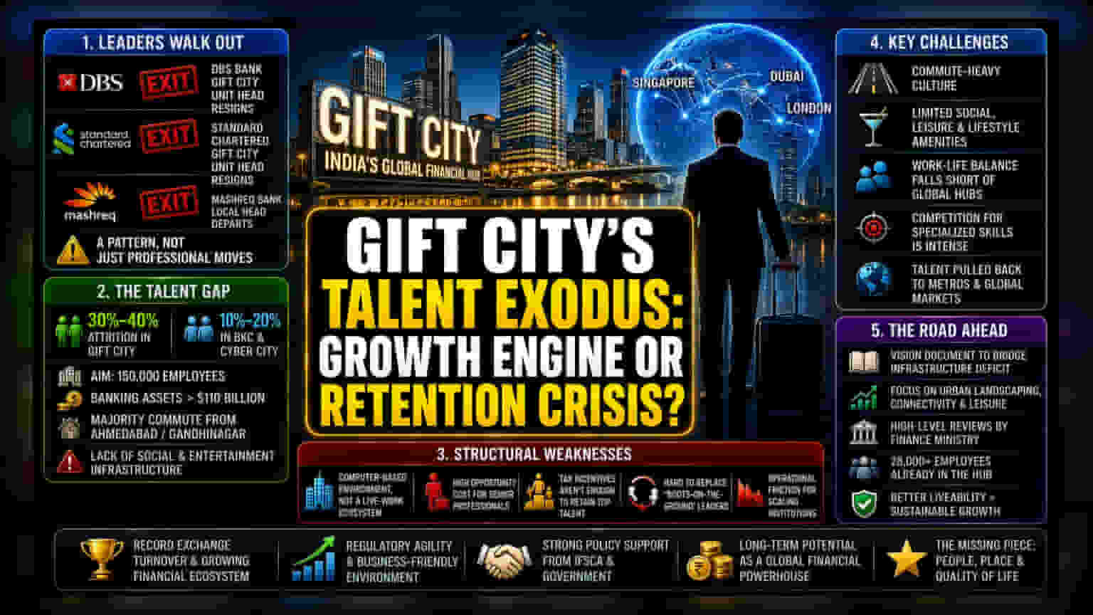 GIFT City Talent Drain: The Hidden Cost of Global Ambitions