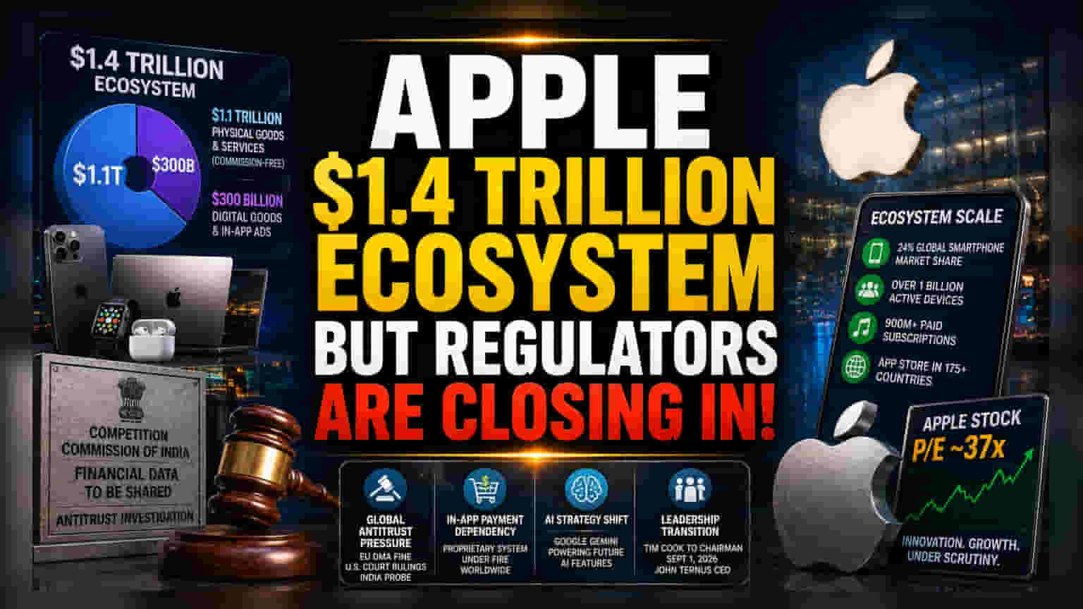 Apple Touts $1.4 Trillion App Ecosystem Amid Antitrust Heat