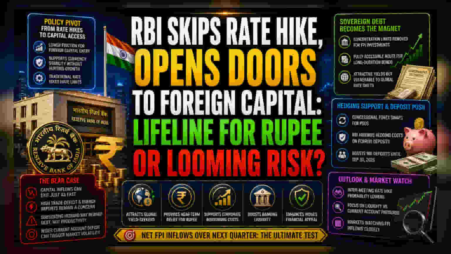 RBI ਦੀ ਨਵੀਂ ਰਣਨੀਤੀ: ਕੀ ਡਾਲਰ ਦਾ ਵਹਾਅ ਰੁਪਏ ਨੂੰ ਬਚਾ ਸਕੇਗਾ?
