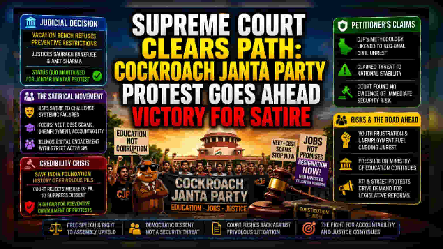 Delhi High Court Sidelines Petition Targeting CJP Protest