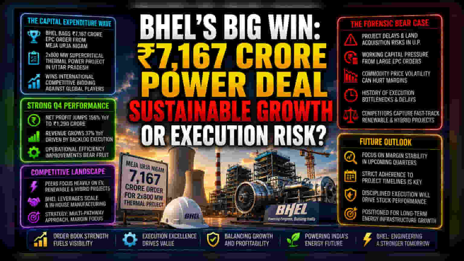 BHEL का ₹21,000 करोड़ का ऑर्डर: मुनाफे के पीछे छिपे एग्जीक्यूशन रिस्क