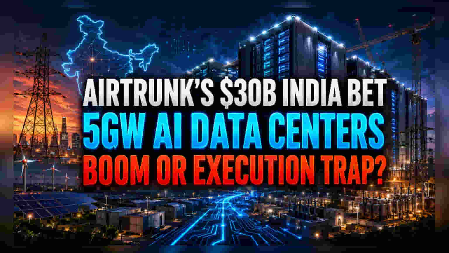 AirTrunk का भारत में $30 अरब का दांव: इंफ्रास्ट्रक्चर की हकीकत से सामना