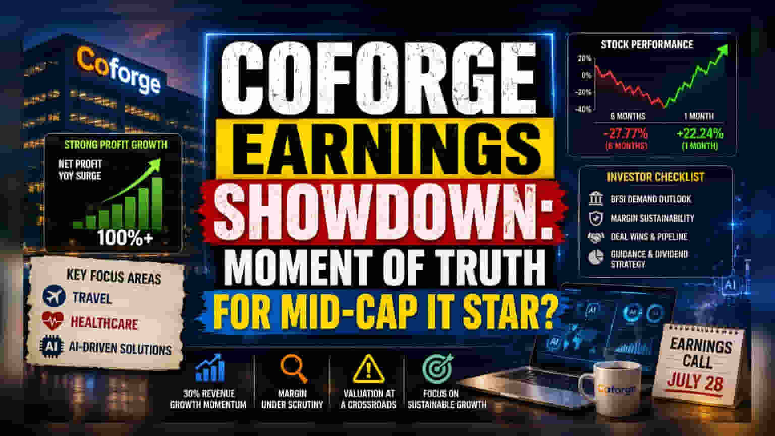 Coforge Share Price: मुनाफे पर सवालों के घेरे में IT कंपनी, क्या ग्रोथ बचा पाएगी मार्जिन?