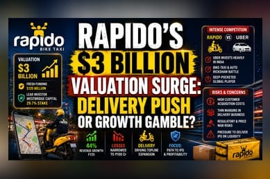 Rapido Hits $3B Valuation Despite Shifting Revenue Streams