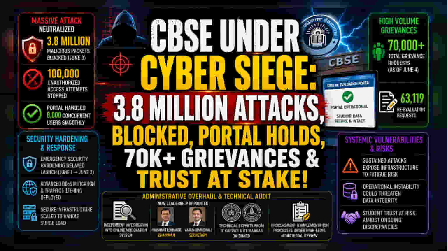 CBSE Digital Infrastructure Faces Stress Test Amid Cyber Siege