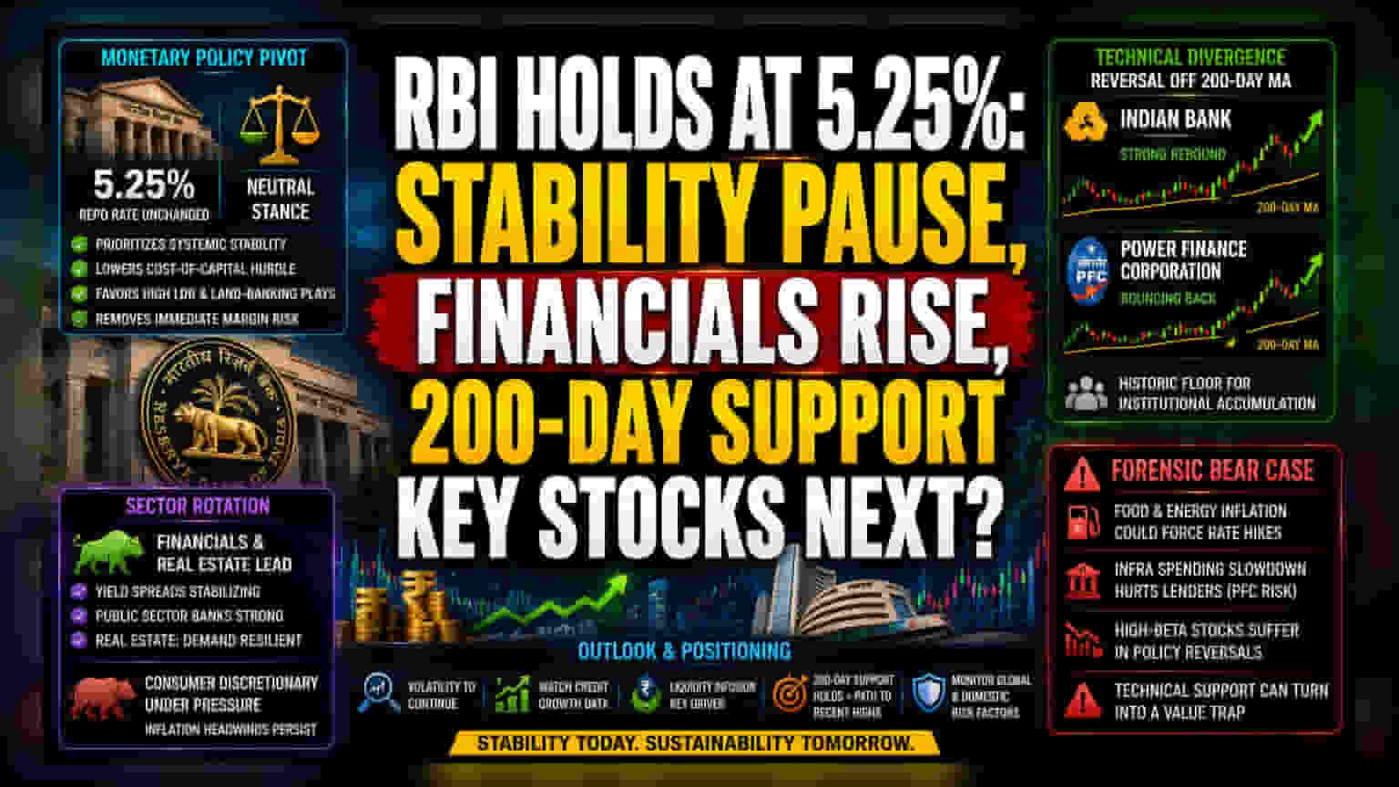 RBI Repo Hold Triggers Rotation: Strategic Plays in Rate-Sensitives