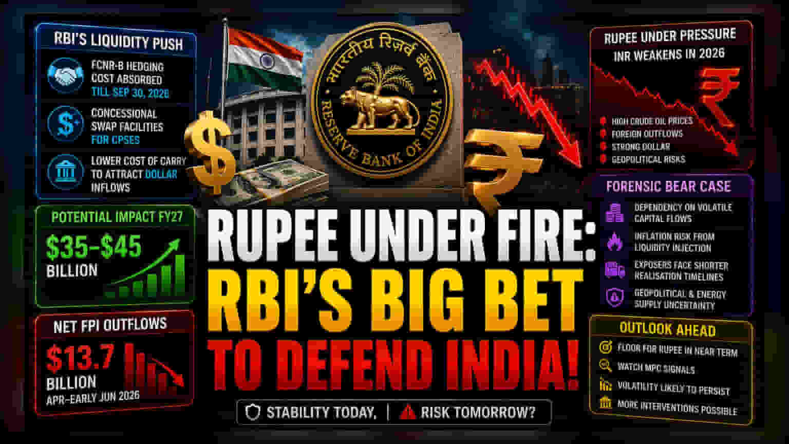 RBI ਦੀ ਨਵੀਂ ਰਣਨੀਤੀ: ਕੀ ਡਾਲਰਾਂ ਦਾ ਨਵਾਂ ਪ੍ਰਵਾਹ ਰੁਪਏ ਨੂੰ ਬਚਾ ਪਾਵੇਗਾ?