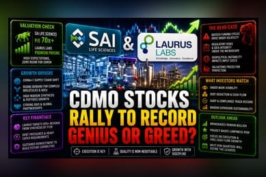 CDMO Stocks Surge to New Highs: Quality vs. Valuation Risk