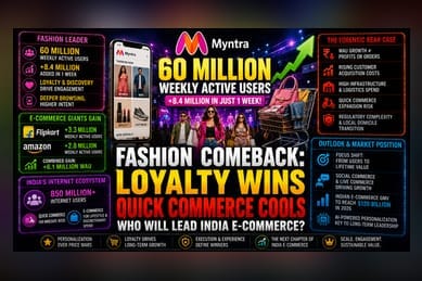 Myntra Hits 60M User Milestone Amidst E-commerce Divergence