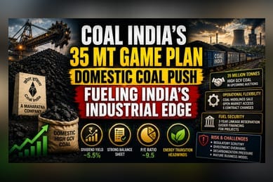 Coal India Scales Up Supply to Ease Industrial Import Reliance
