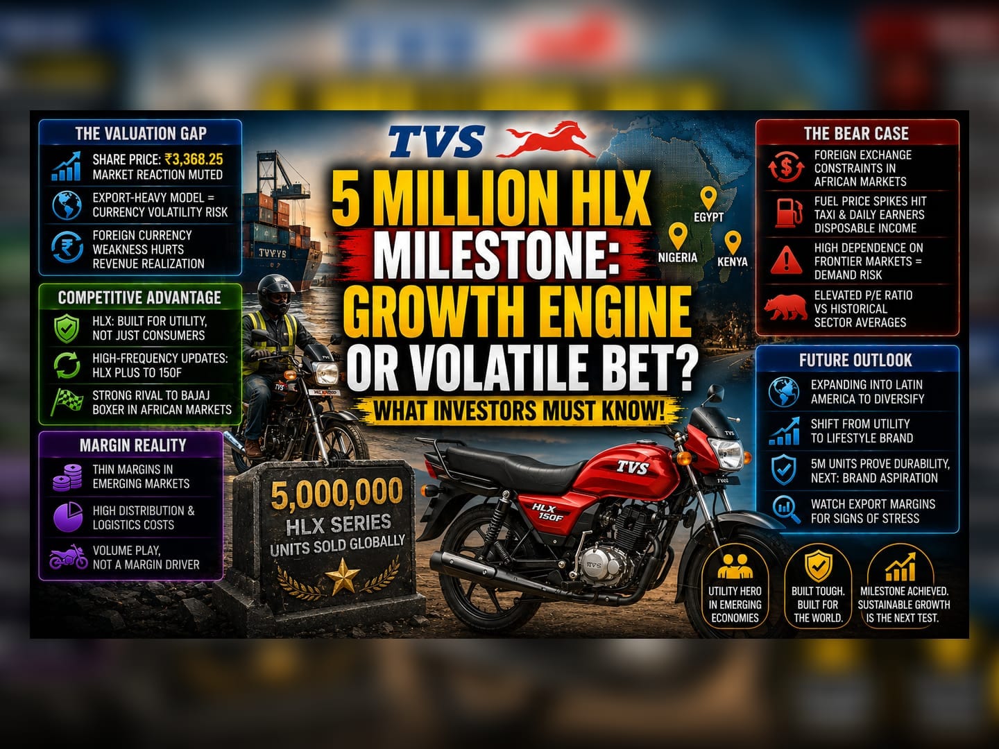 TVS Motor’s 5M HLX Milestone Masks Emerging Market Currency Risk