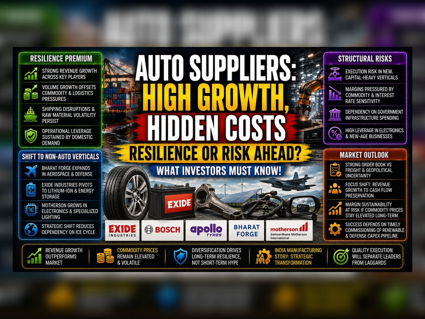 India Auto Suppliers Hit Record Highs Despite Margin Headwinds