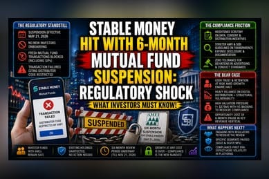 AMFI Halts Stable Finserv: Mutual Fund Operations Frozen