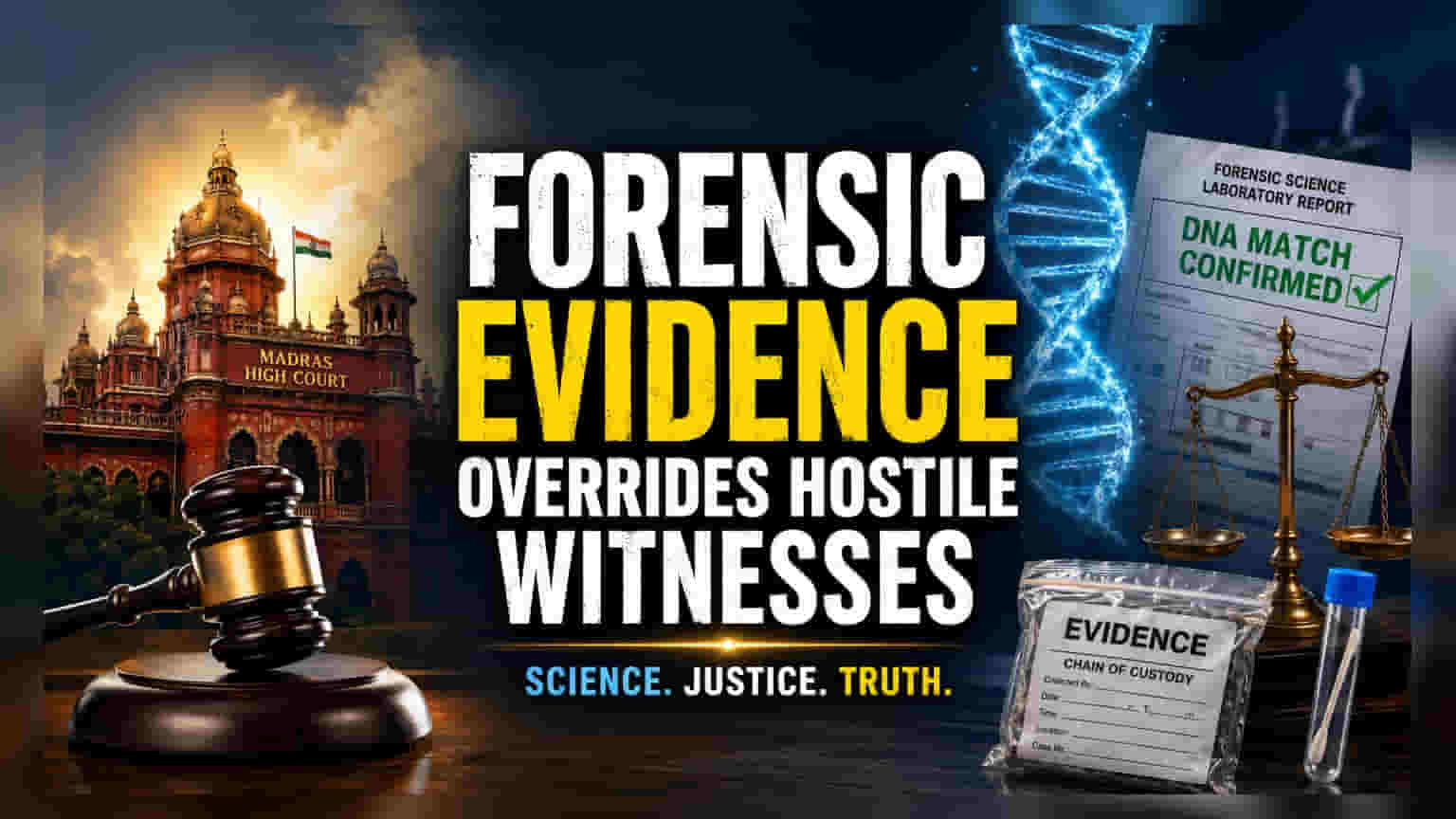 POCSO કેસમાં DNA પુરાવા નિર્ણાયક: મદ્રાસ હાઈકોર્ટનો ઐતિહાસિક ચુકાદો