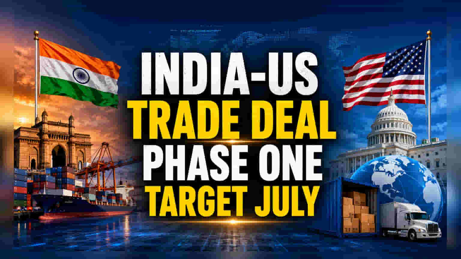 India-US Trade Deal Deadline Set: Markets Eye July Signing