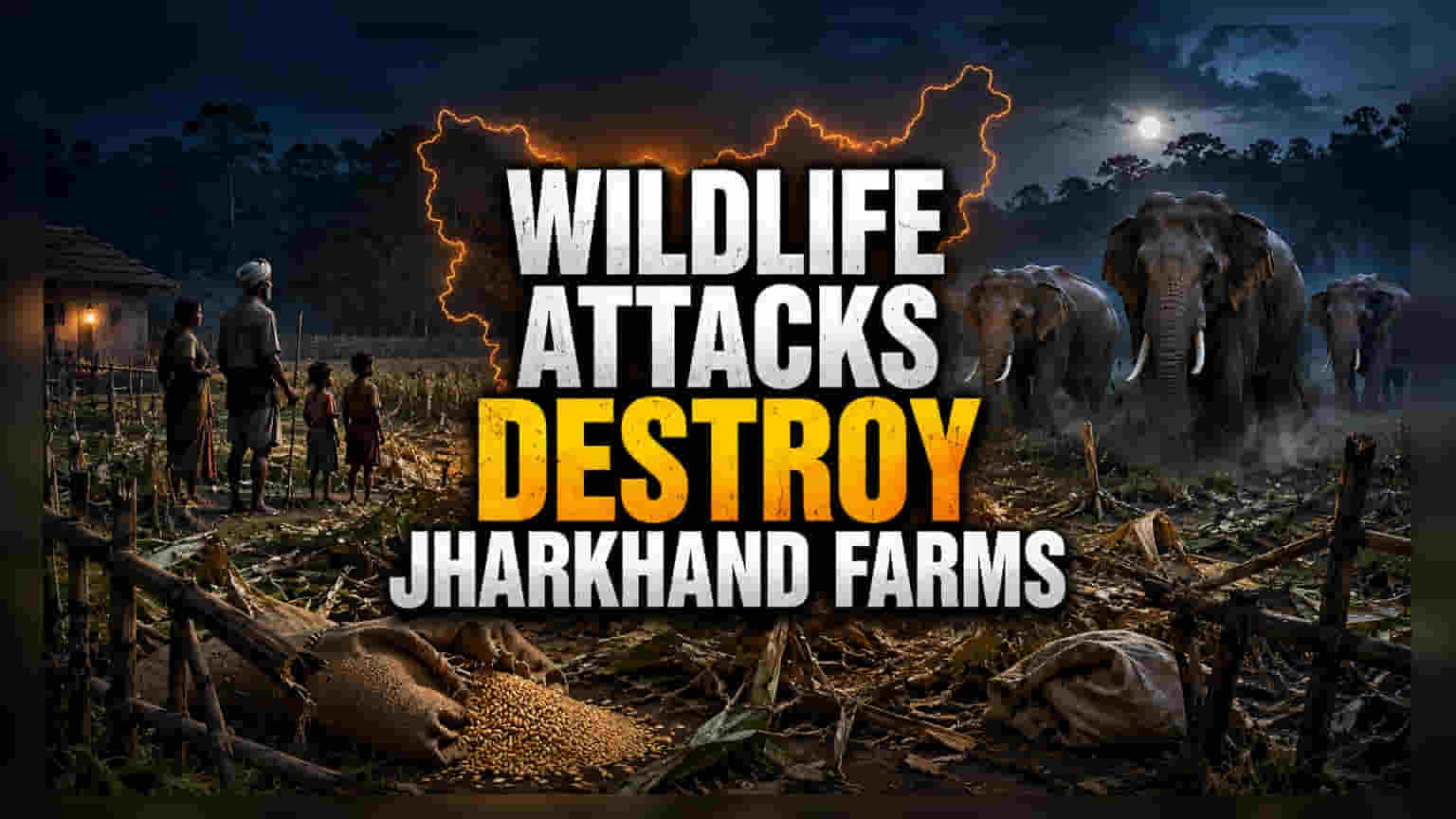 Jharkhand Elephant Raids Expose Rural Economic Instability