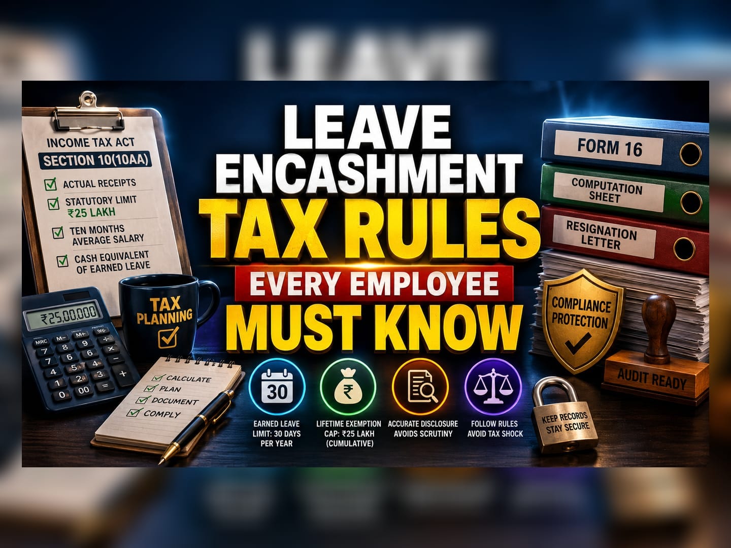 Leave Encashment Tax Guide AY 2026-27: Critical Filing Steps
