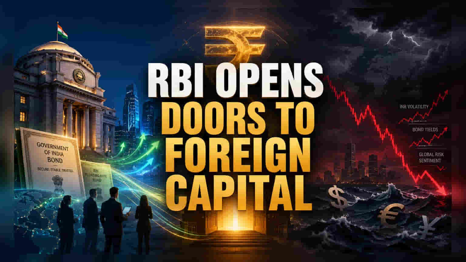 RBI Deregulates Capital Inflows to Shore Up Rupee
